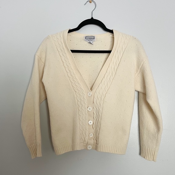 The Vintage Shop Sweaters - 1960s vintage 100% wool cardigan
petite m but could fix a sm